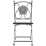 thumbnail of Chaises De Bistrot Mosaïque 2 Pcs Gris