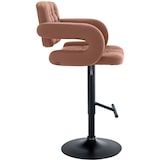 thumbnail of Barhocker Dublin Kunstleder cognac/schwarz