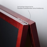 thumbnail of Kundenstopper Kreidetafel - Mit Holzrahmen - Für Innen & Außenbereiche - Braun / 51 x 5,5 x 101,5 cm