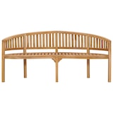 thumbnail of vidaXL Bananenbank 180 cm Massivholz Teak