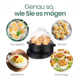thumbnail of Emerio Eierkoker Elektrisch 350W - Voor 7 Eieren - Meertalige Spraakfunctie - Automatische Uitschakeling - EB-131811.1 Zwart