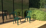 thumbnail of garbar GARROTXA Set 4 Silla Interior, Exterior Negro