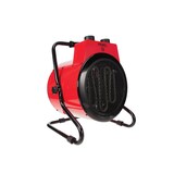 thumbnail of Perel Aquecedor elétrico com ventilador 3000 W, 2 níveis de calor, termóstato e função frio, IP24, portátil para oficina ou garagem
