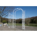 thumbnail of Rosenbogen mit Tor Melissa weiß