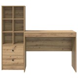 thumbnail of vidaXL Schreibtisch mit Schubladen 2 pcs Artisan-Eiche