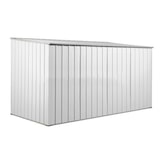 thumbnail of Casetta deposito lamiera Box in Acciaio Zincato 345x186cm x h1.92m - 98KG - 6.42mq - BIANCO