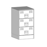 thumbnail of Tables de chevet 2 pcs rose 34,5x39x62 cm acier – Modèle Ciel