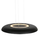 thumbnail of Steinhauer Pendelleuchte 2-fl. "Golden Veil" 4332ZW Schwarz + Gold