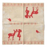 thumbnail of Sovie HORECA Serviette Sarah aus Tissue 33 x 33 cm, 100 Stück - Weihnachten