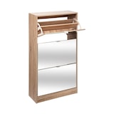 thumbnail of FIVE - Schoenenrek met 3 lades met spiegel Bruin