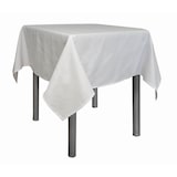 thumbnail of METRO Professional Tischdecke, 140 x 140 cm, Baumwolle mit Satinband, waschbar, weiß