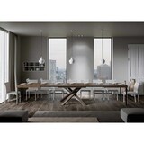 thumbnail of Uitschuifbare tafel 140/400x90 cm Volantis notenhout veelkleurige poten 4/C