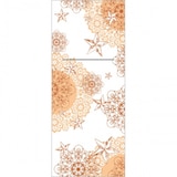 thumbnail of Mank XL Besteckservietten Airlaid Sternenschein in Aprikot-Terrakotta, 48 x 40 cm, 75 Stück - Bestecktaschen