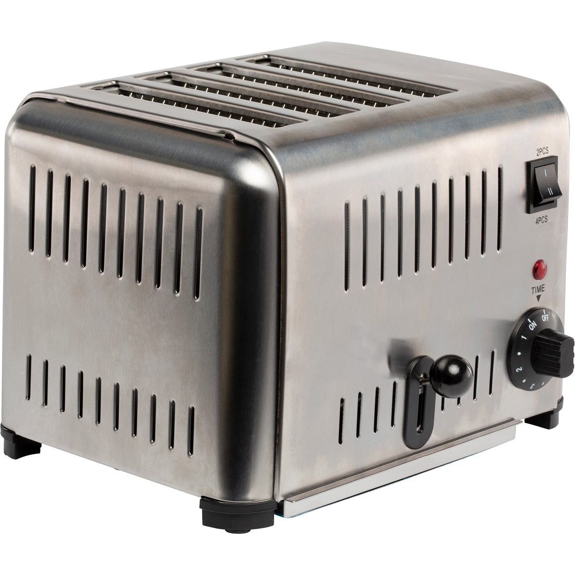 Combisteel broodrooster met 4 sleuven - roestvrij staal, tafelmodel, 1,8 kW, timer