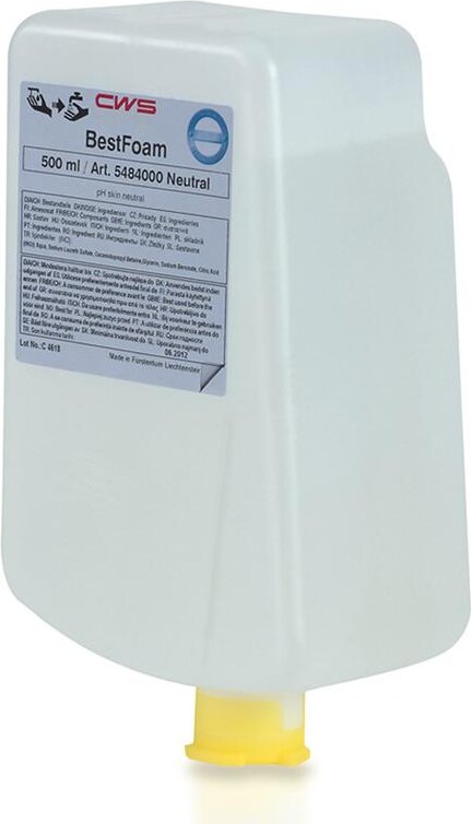 CWS BestFoam Seifenschaumkonzentrat Neutral farblos 1 Karton = 12 x 500 ml