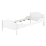 thumbnail of Einzelbett Kiefer weiß 100x200 Futonbett Bettrahmen Singlebett Zubehör wählbar V-60.30-10Wohne Zubehör