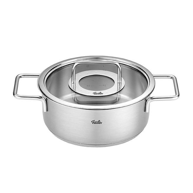 Fissler - Pure Collection - Kochtopf mit Glasdeckel 24 cm