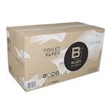 thumbnail of Toilettenpapier BlackSatino, Original Kompaktrolle, weiß, 100 % Recycling, 2-lagig, 712 Blatt, 24 Rollen im Karton #313840