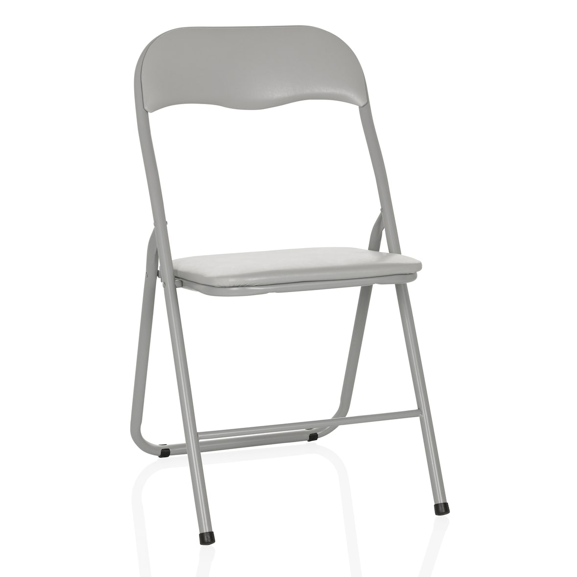 Konferenzstuhl / Besucherstuhl / Klappstuhl TUDELA BASIC PVC grau hjh OFFICE