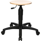 thumbnail of Topstar kruk Tec 60, zonder voetring, met wieltjes, hout