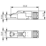 thumbnail of Telegärtner Stecker MFP8 IE 100023086