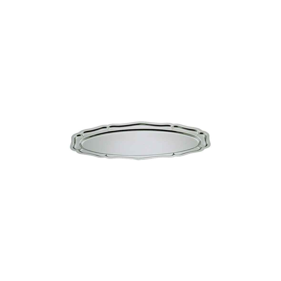 STELLINOX plat inox ovale Louis XV x10