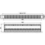 thumbnail of Metz Connect Patchfeld C6Amodul 24Port TN C6Amod-MP24-7035 130B11P0-E-90