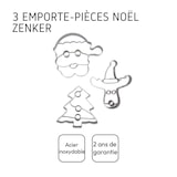 thumbnail of Zenker Weihnachts-Ausstechformen-Set, 3 Stück