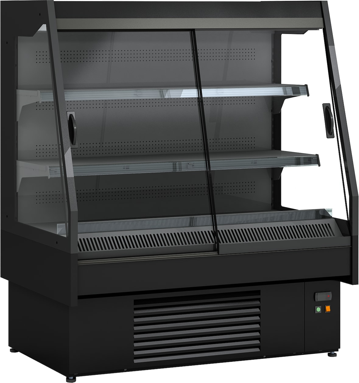Wandkühlregal Maple 130 mit Schiebetüren