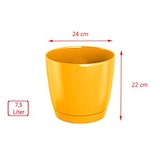 thumbnail of WellHome - Set 3 Pflanztöpfe 7,5L Coubi Ø24 cm/Stück Farbe Weiß