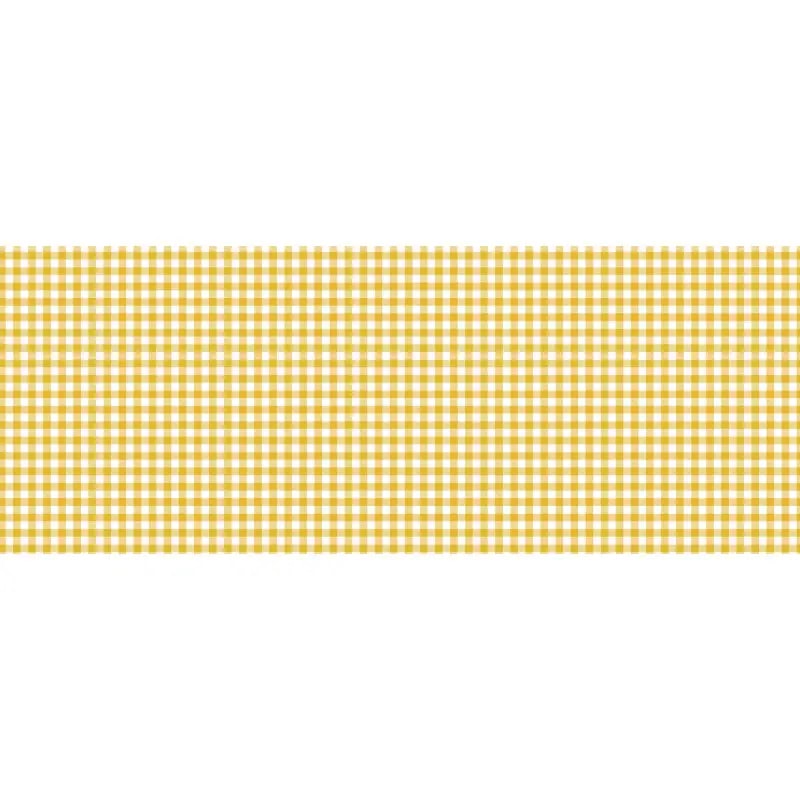 Toile Enduite Au Mètre, Basque Eguzki Pour Nappe, Rayures Jaunes