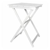 thumbnail of Aranaz Mesa velador de haya plegable con tablillas 70x50 blanco