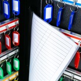 thumbnail of HMF 13664-02 Schlüsselschrank mit Zahlencode, Schlüsselkasten groß, 64 Haken, 45 x 30 x 8 cm, Schwarz