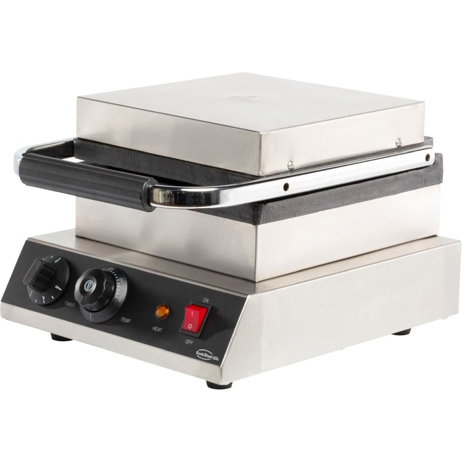 Ferro para waffles em aço combinado