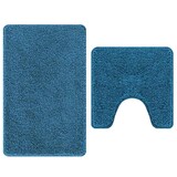 thumbnail of vidaXL Antislip Badmat Set 2 pcs Blauw PP
