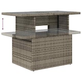thumbnail of vidaXL 5-tlg. Garten-Sofagarnitur mit Kissen Grau Poly Rattan Akazie