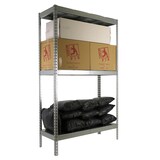 thumbnail of SimonRack Rayonnage industriel, 2000x1800x900 mm, 600 kg au point de flexion, 3 étagères métalliques, rayonnage garage, Galvanisé- Simonforte