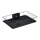 thumbnail of Relaxdays Abtropfgestell, Besteckkorb & Abtropfschale, Geschirrständer Küche, Abtropfgitter, Kunststoff, Metall, schwarz