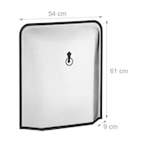 thumbnail of Relaxdays Funkenschutzgitter, Kaminschirm gegen Funkenflug, Funkenschutz Kamin & Ofen, HxB: 61x54 cm, Metall, schwarz