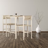 thumbnail of Set Tavolo Bar Con 2 Sedie Mod. PORTOFINO colore beige e rovere chiaro by Yelloo