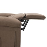 thumbnail of vidaXL Massagesessel Taupe Stoff