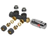 thumbnail of LuxeBath Elektrischer Badheizkörper Iron EM 500×1200 mm Weiß, Heizstab 1200W, Thermostat Digitalanzeige, Paneelheizkörper Handtuchtrockner