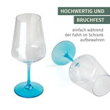 thumbnail of Milano Rotweinglas blue line 2er Set aus Polycarbonat 580 ml bruchfest BPA-frei leicht ideal für Wein Aperol