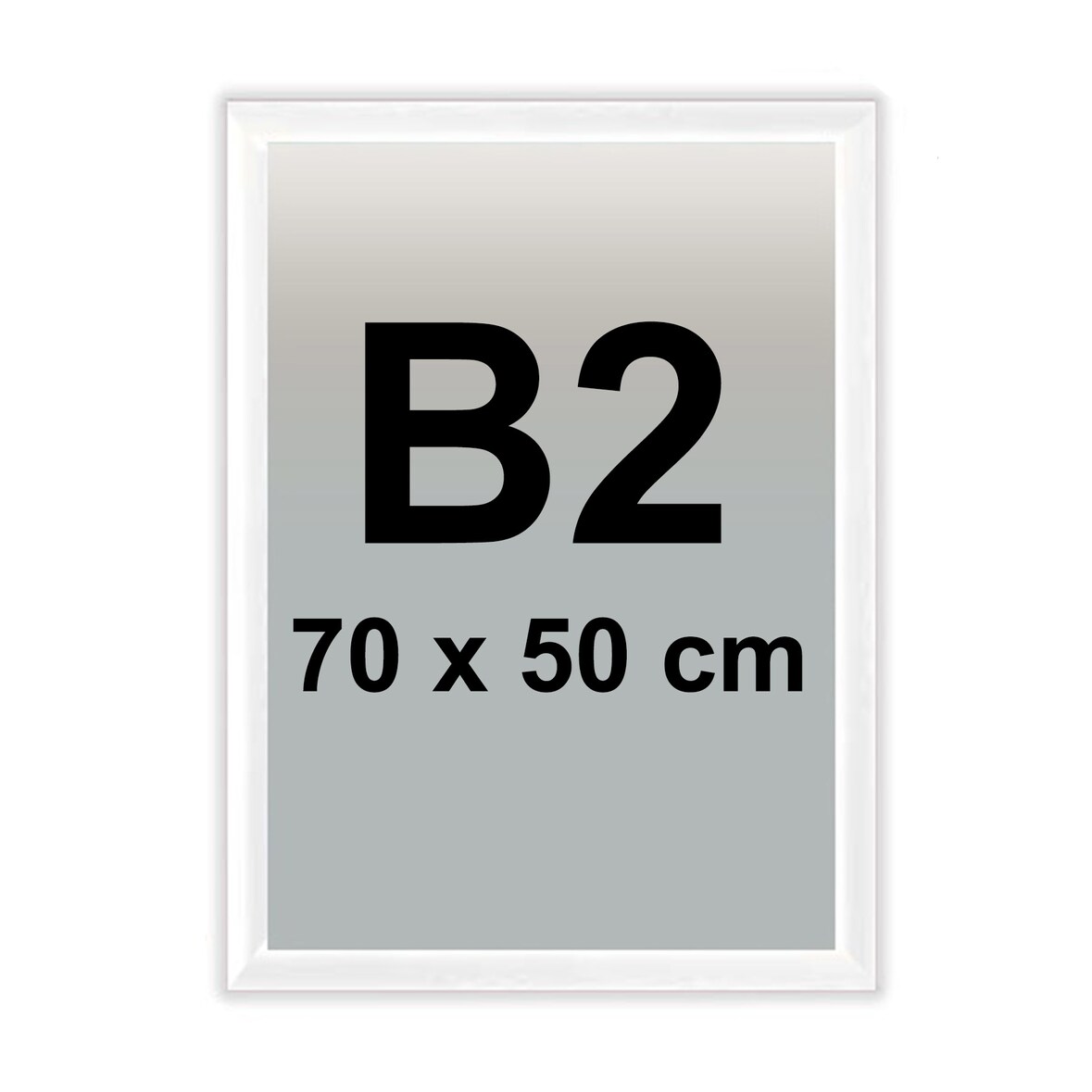 Cadre Clic-Clac B2 70 x 50 cm BLANC