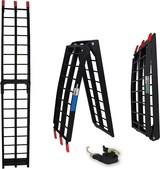 thumbnail of TRUTZHOLM 1 x Auffahrrampe klappbar 180 cm Traglast 340 kg Alu schwarz Riffelstab Verladerampe