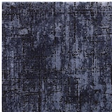 thumbnail of Veloursteppich Geometrisch Weich | 120x170cm, 11mm Flor, 13mm Gesamt | Dunkelblau | Langlebig | Fußbodenheizungsgeeignet | TIBER-Rom | Kadima Design