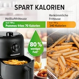 thumbnail of GOURMETmaxx Heißluftfritteuse mit 2,3 l & 1000 Watt - inkl. Timer & 8 Funktionen