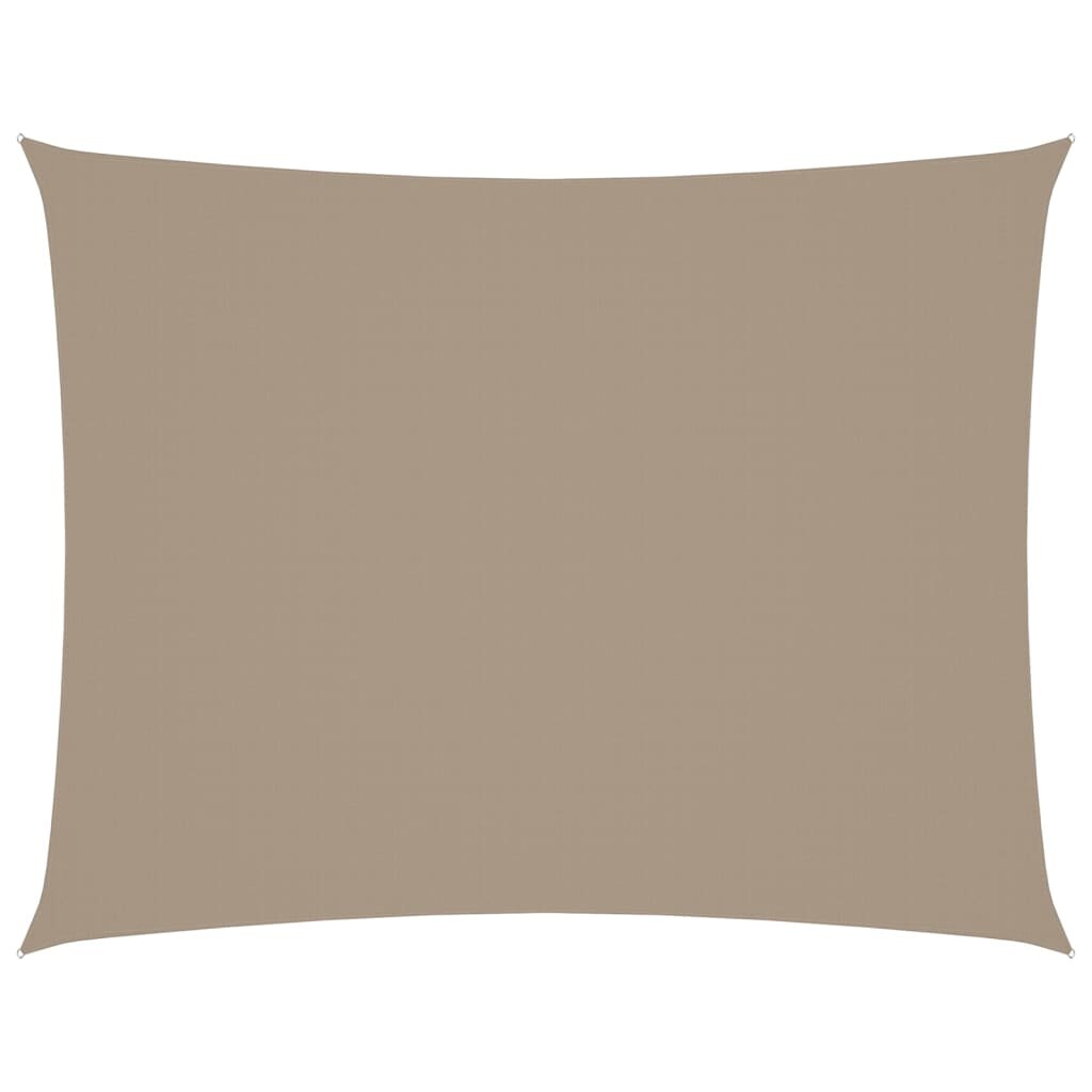 Voile de parasol tissu oxford rectangulaire 2x4,5 m taupe Modèle Outdoor Maxima
