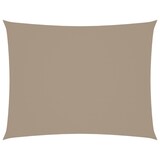 thumbnail of Voile de parasol tissu oxford rectangulaire 2x4,5 m taupe Modèle Outdoor Maxima