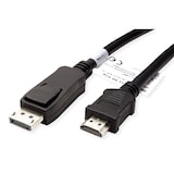 thumbnail of VALUE DisplayPort Kabel DP - HDTV, ST/ST, schwarz, 1 m
